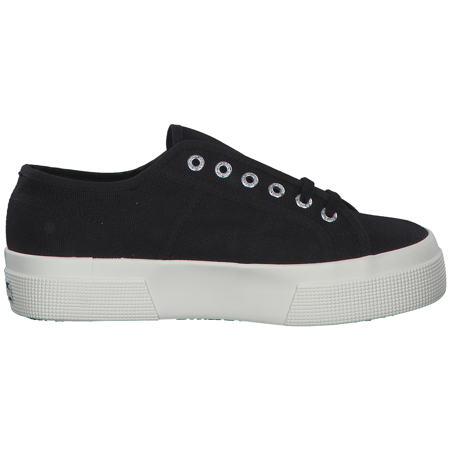 Superga 2740 Platform S21384W, Schnürschuhe, Damen, Schwarz