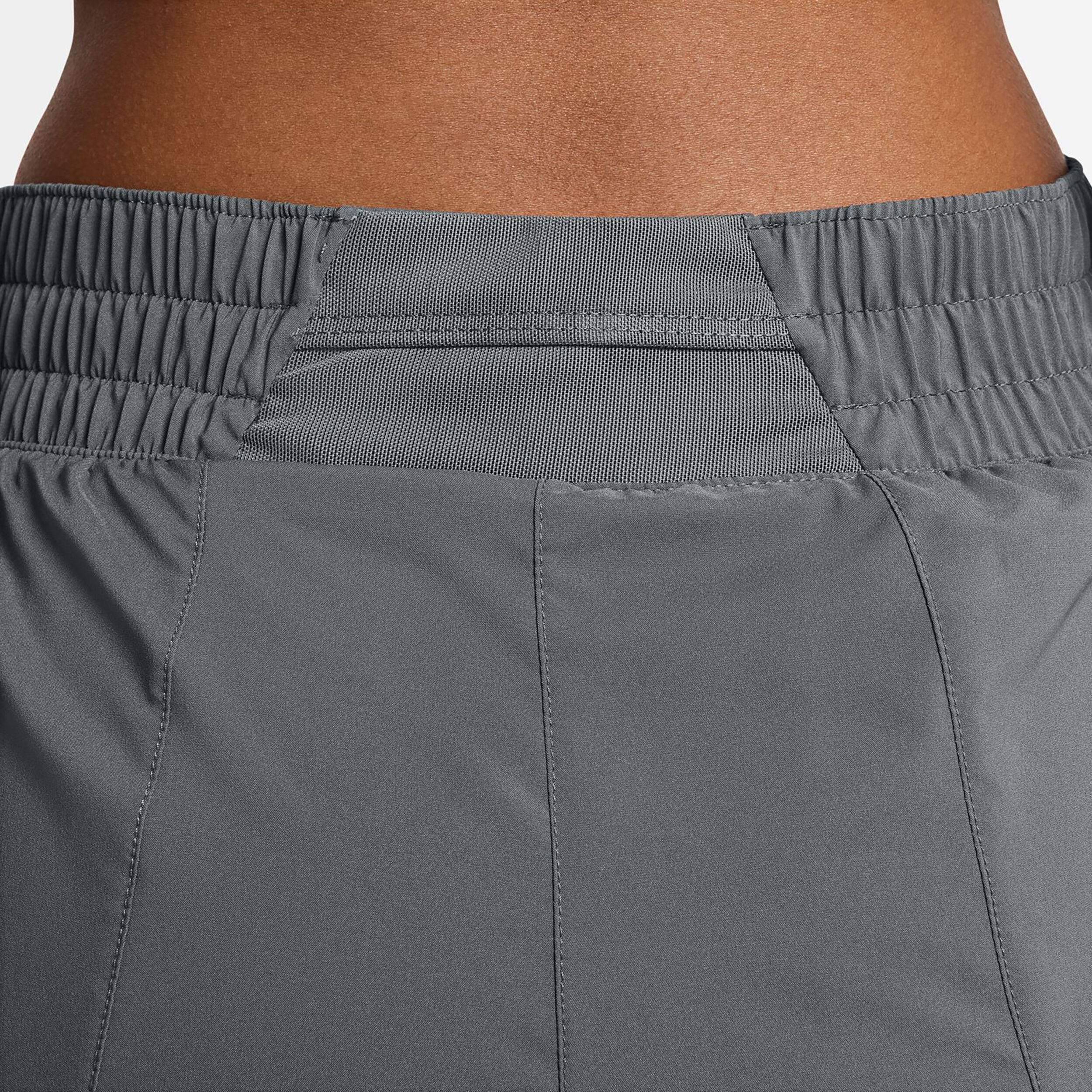 Dri-Fit One MR 3inch 2in1 Shorts Damen - Grau, Schwarz