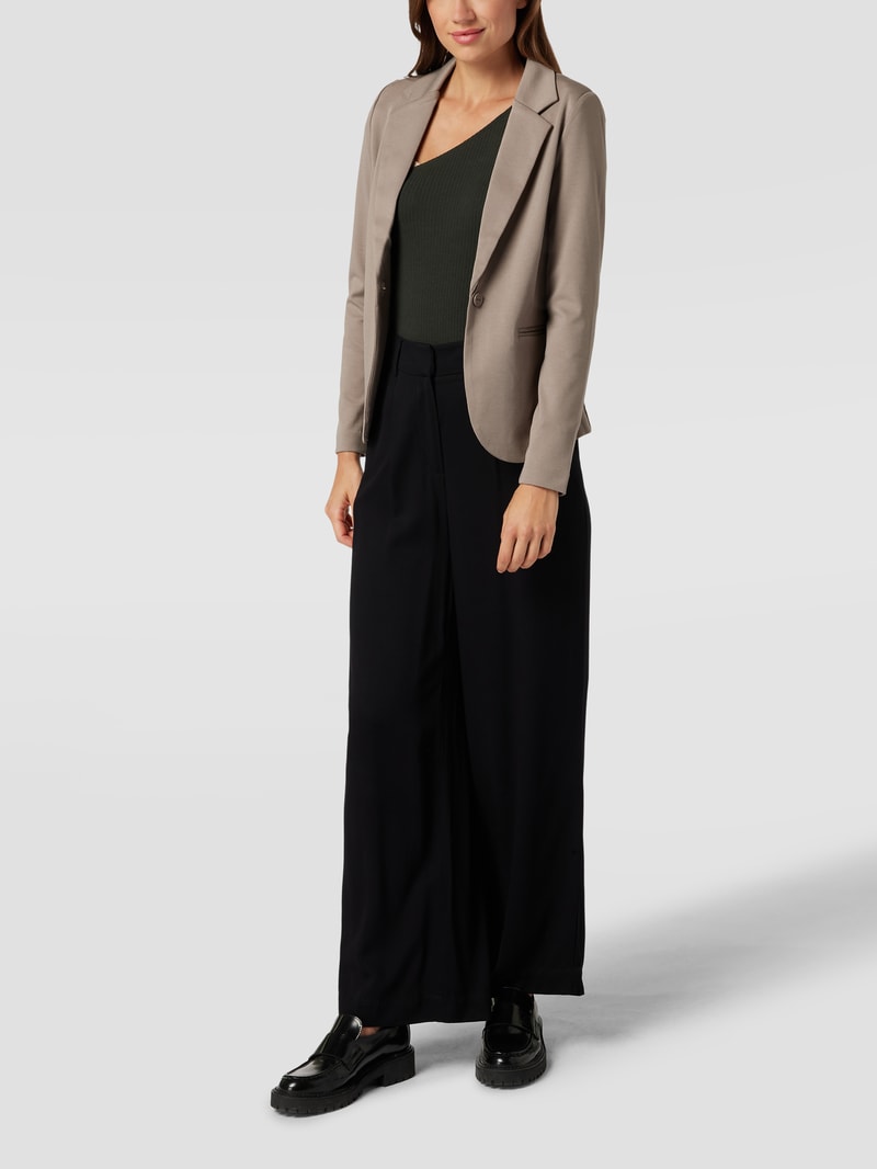 Blazer mit Reverskragen Modell 'Kate' in schlamm
