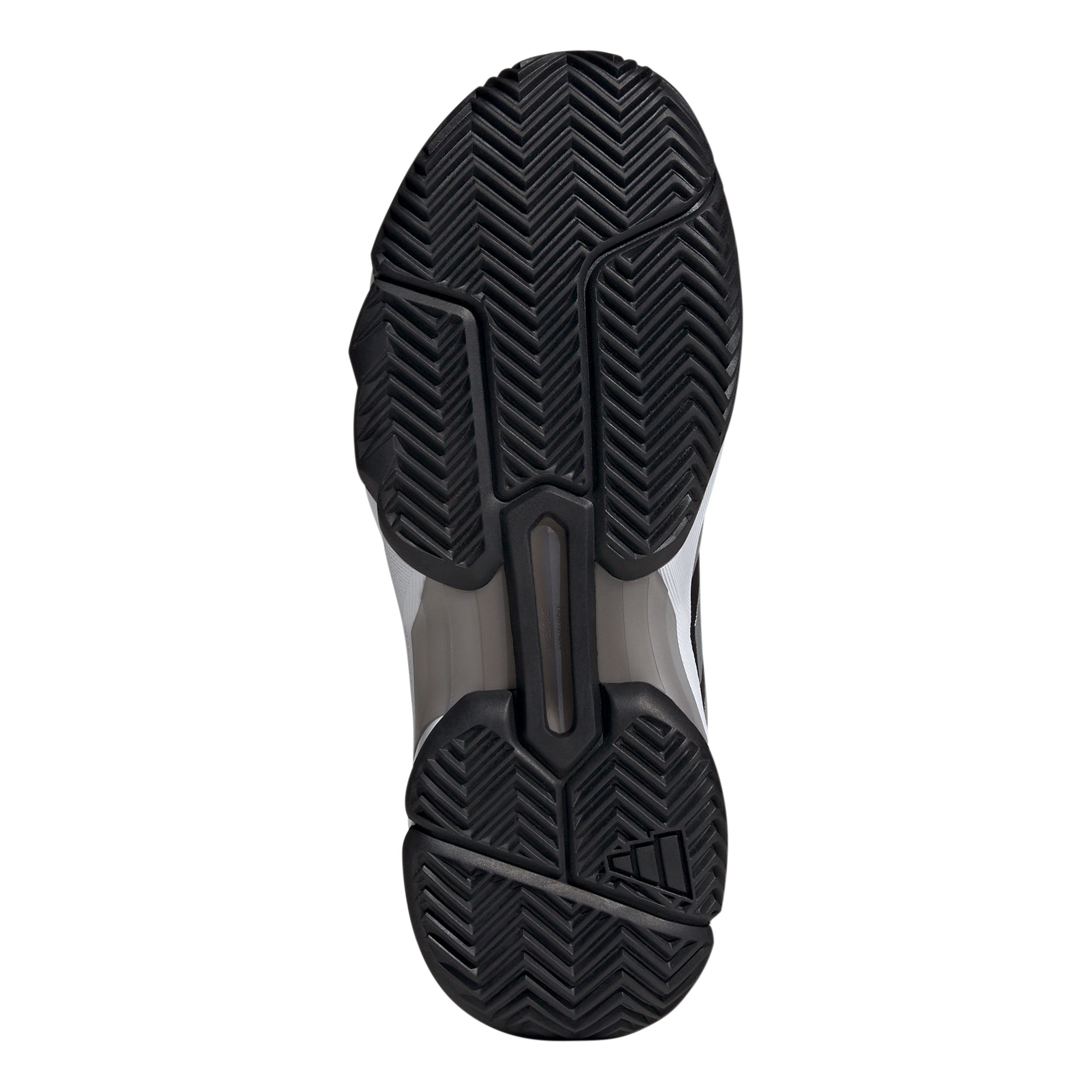 CourtJam Control 3 Allcourtschuh Damen - Schwarz, Silber