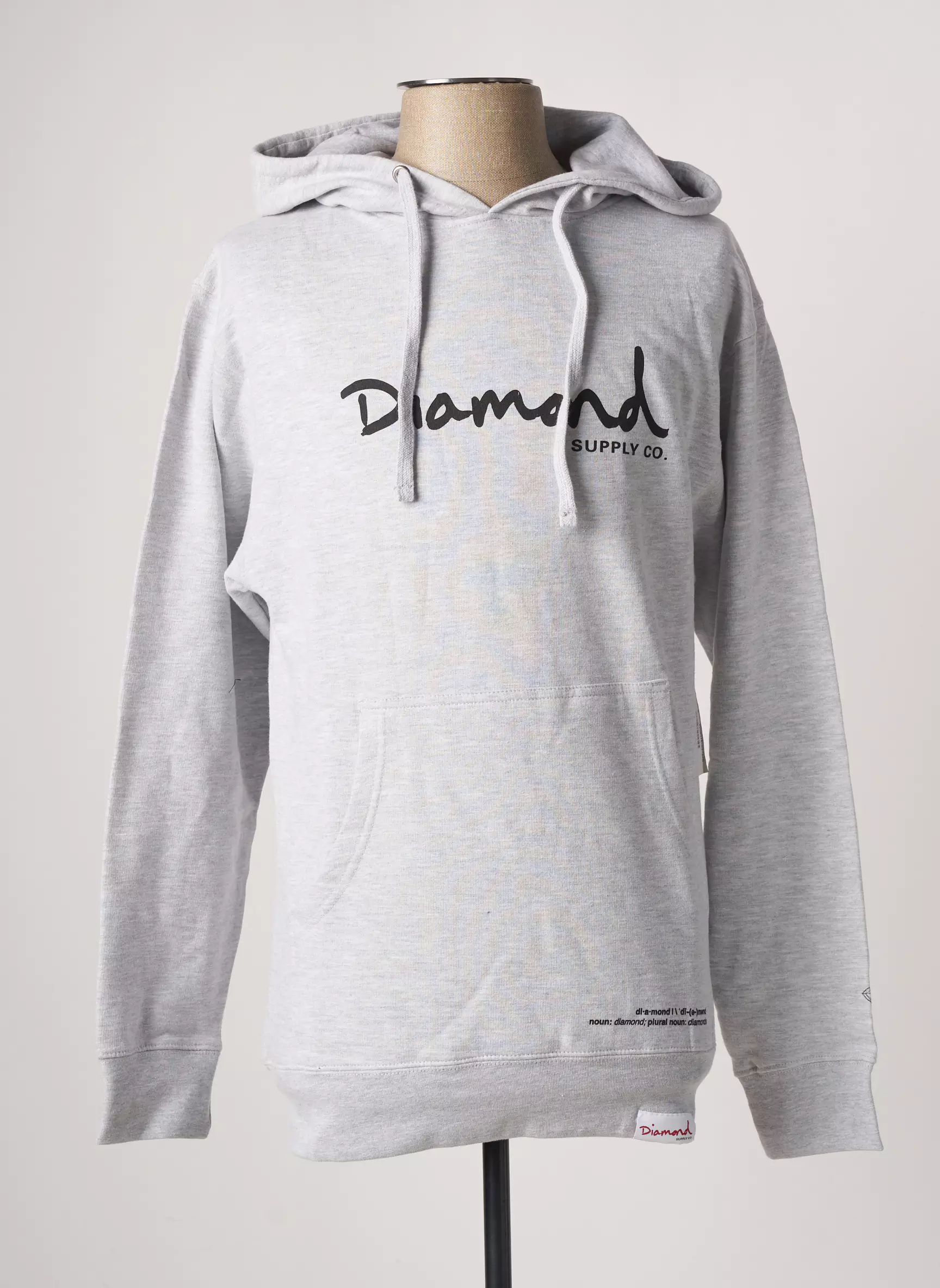Diamond Supply Co Sweats Homme couleur gris
