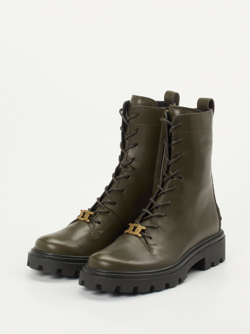 Schnürstiefelette-17236590011 Tod's