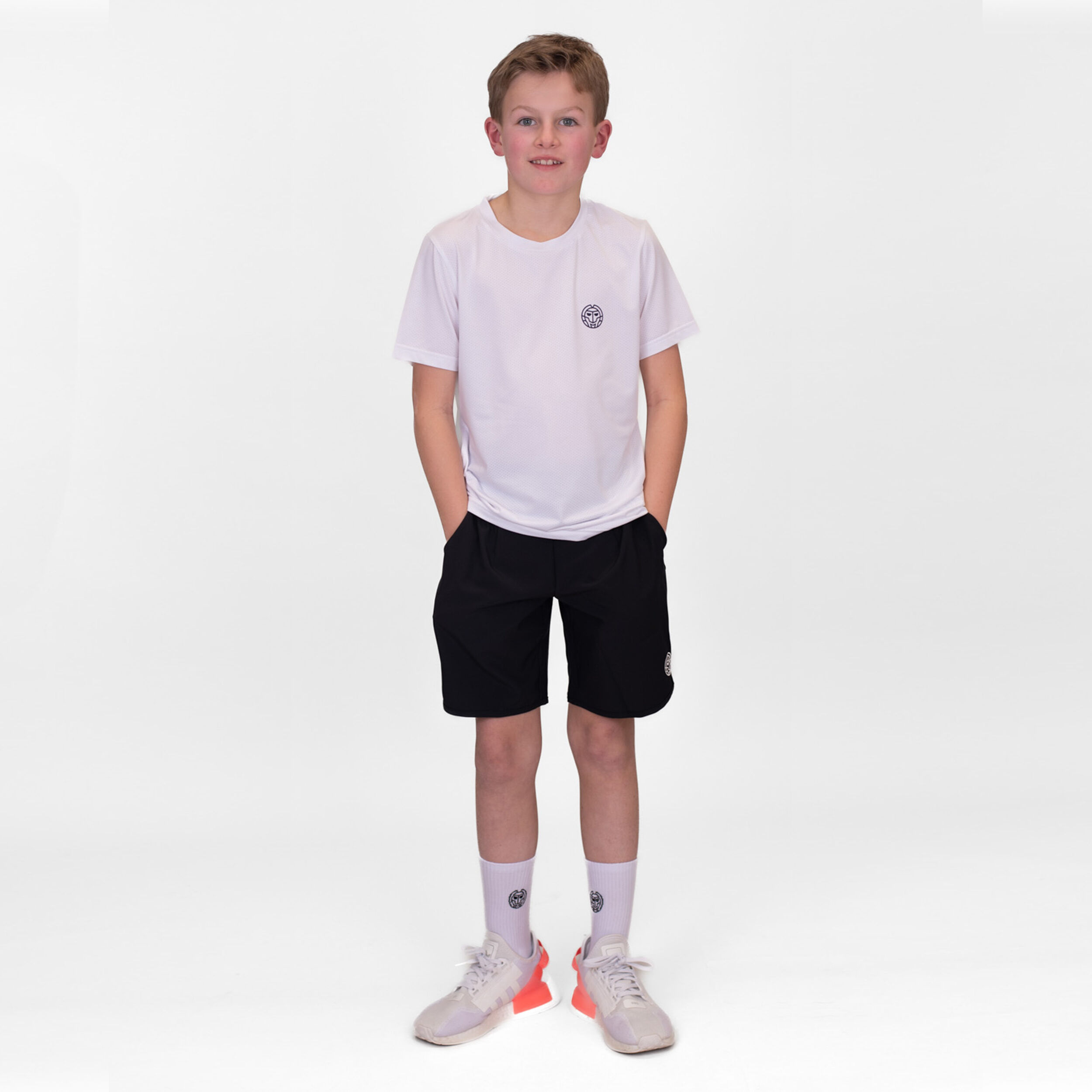 Crew T-Shirt Jungen - Weiß