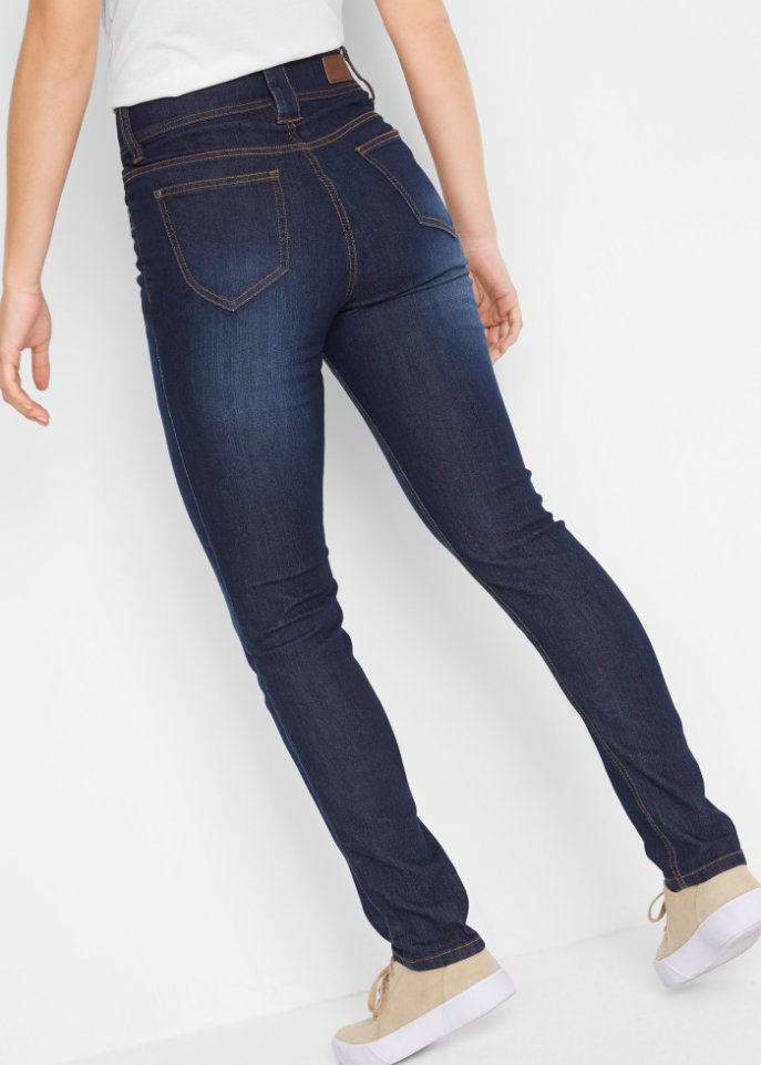 High Waist Komfort-Stretch-Jeans, Slim