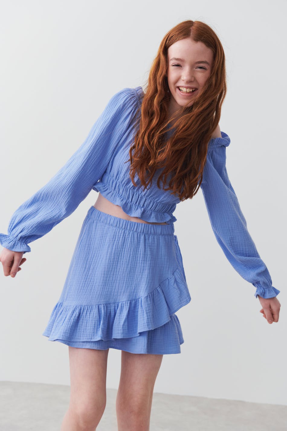 Y gauze skirt