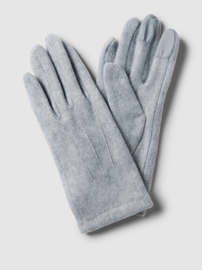 Handschuhe mit Touchscreen-Funktion in hellgrau