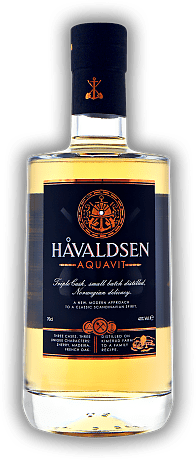 Havaldsen Aquavit Triple Cask Havaldsen Aquavit Triple Cask In 3 unterschiedlichen Fässern gereifte norwegische Delikatesse. 0,7	 Liter - Vol 40%