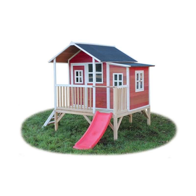 Cabane en bois Loft 350 Rouge