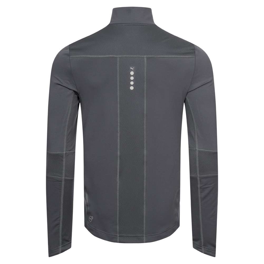 PUMA 1/2 Zip Herren Langarm Lauf Oberteil 512516-01