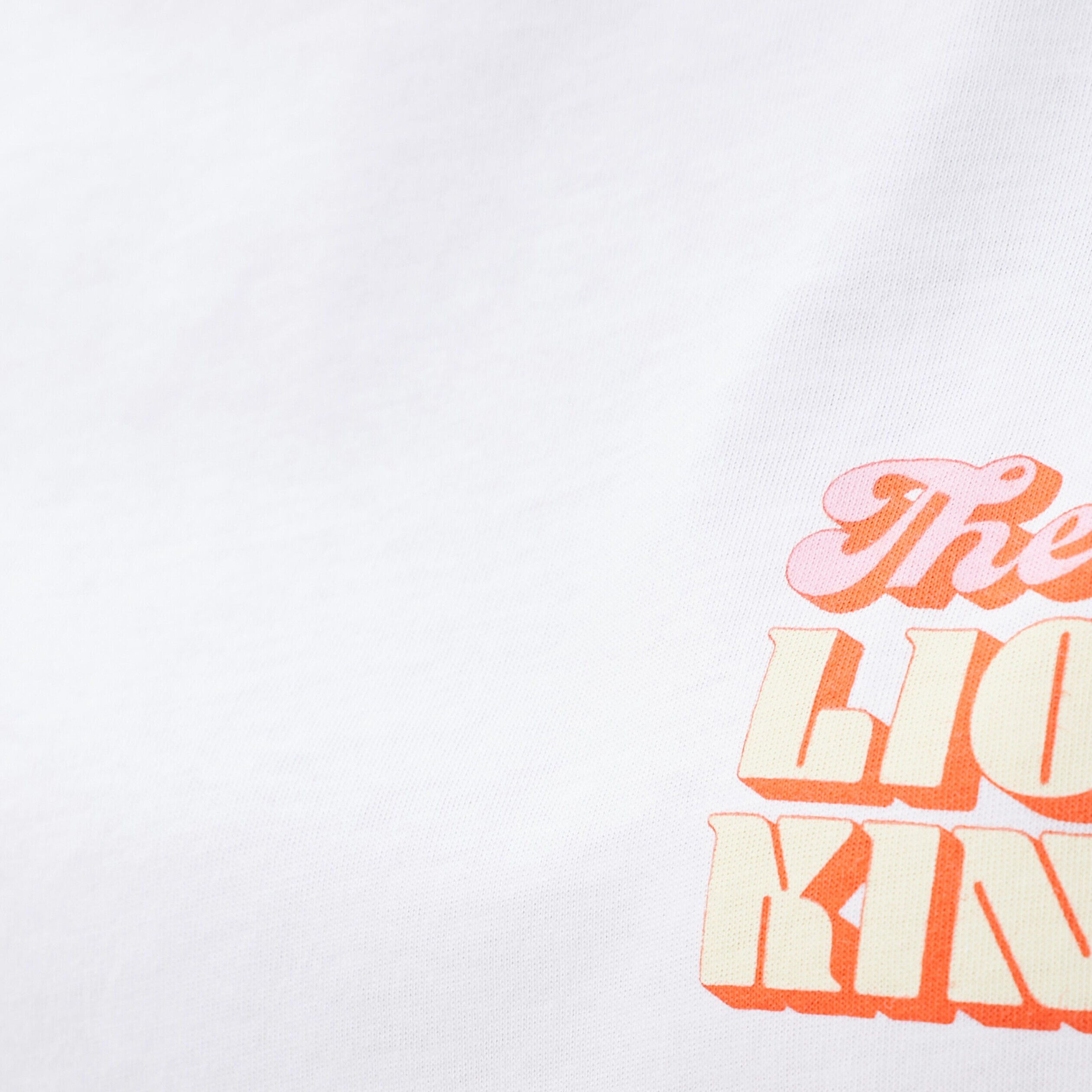 T-shirt Le Roi lion blanc femme | Cache Cache