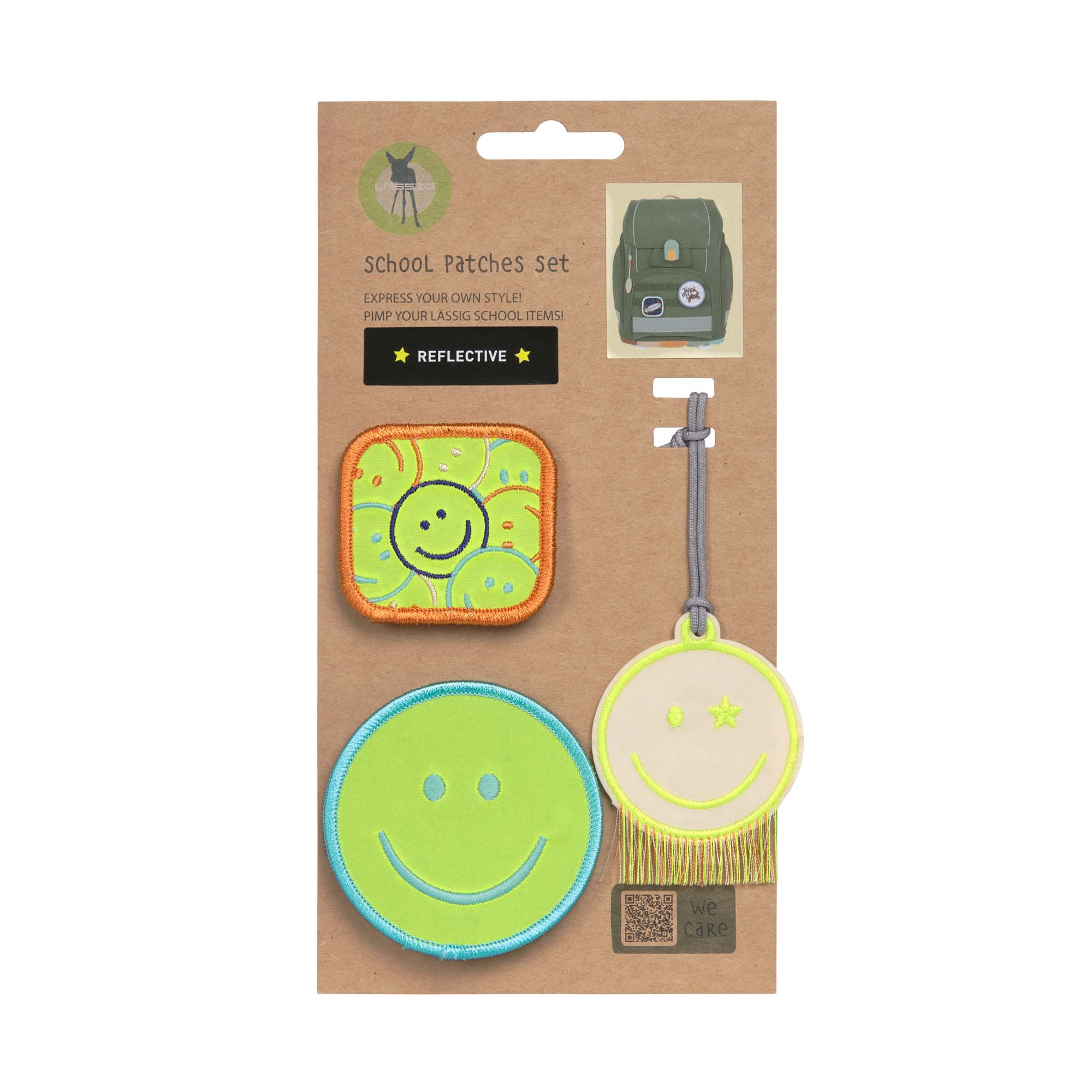 Anhänger & Patches 3er Set, Smile