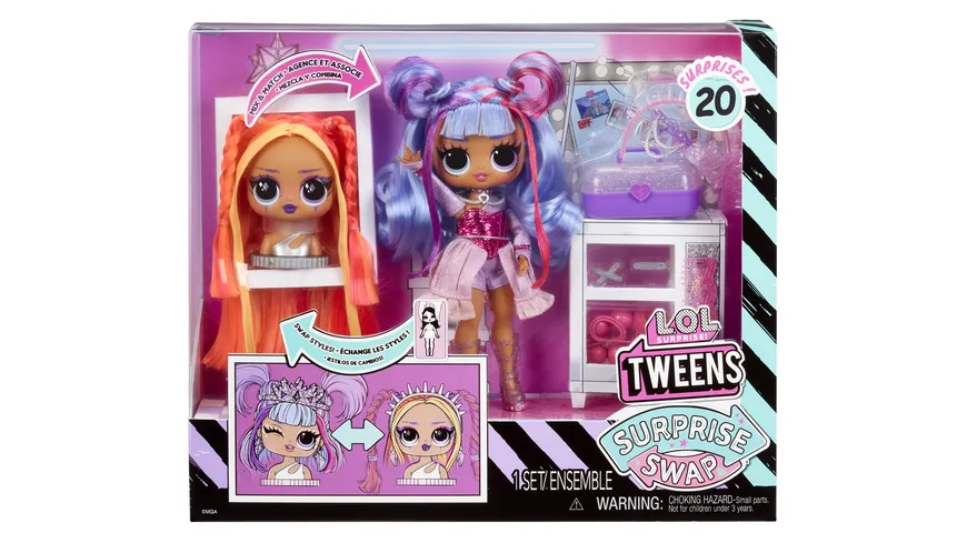 L.O.L. Surprise Tweens Surprise Swap Fashion Doll- Buns-2- Braids Bailey