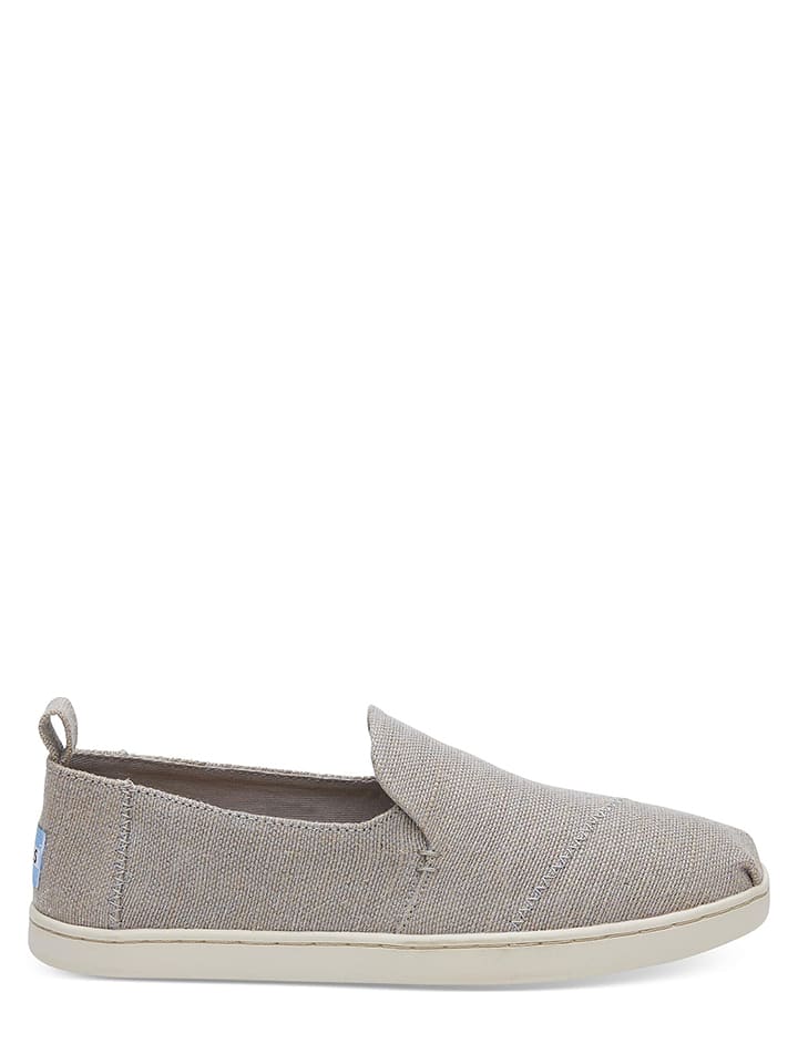 TOMS Slipper in Grau günstig kaufen