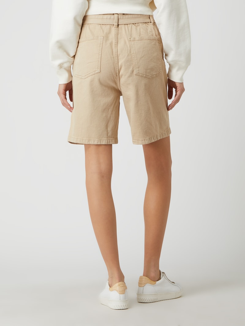 Shorts mit Lyocell-Anteil in sand