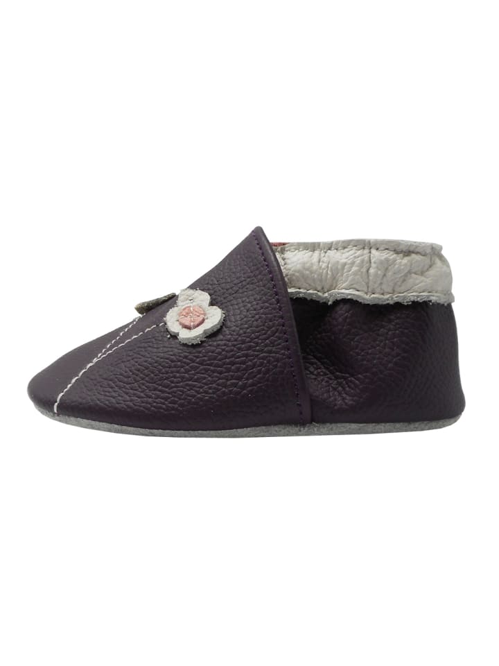 Yalion Leder-Krabbelschuhe 