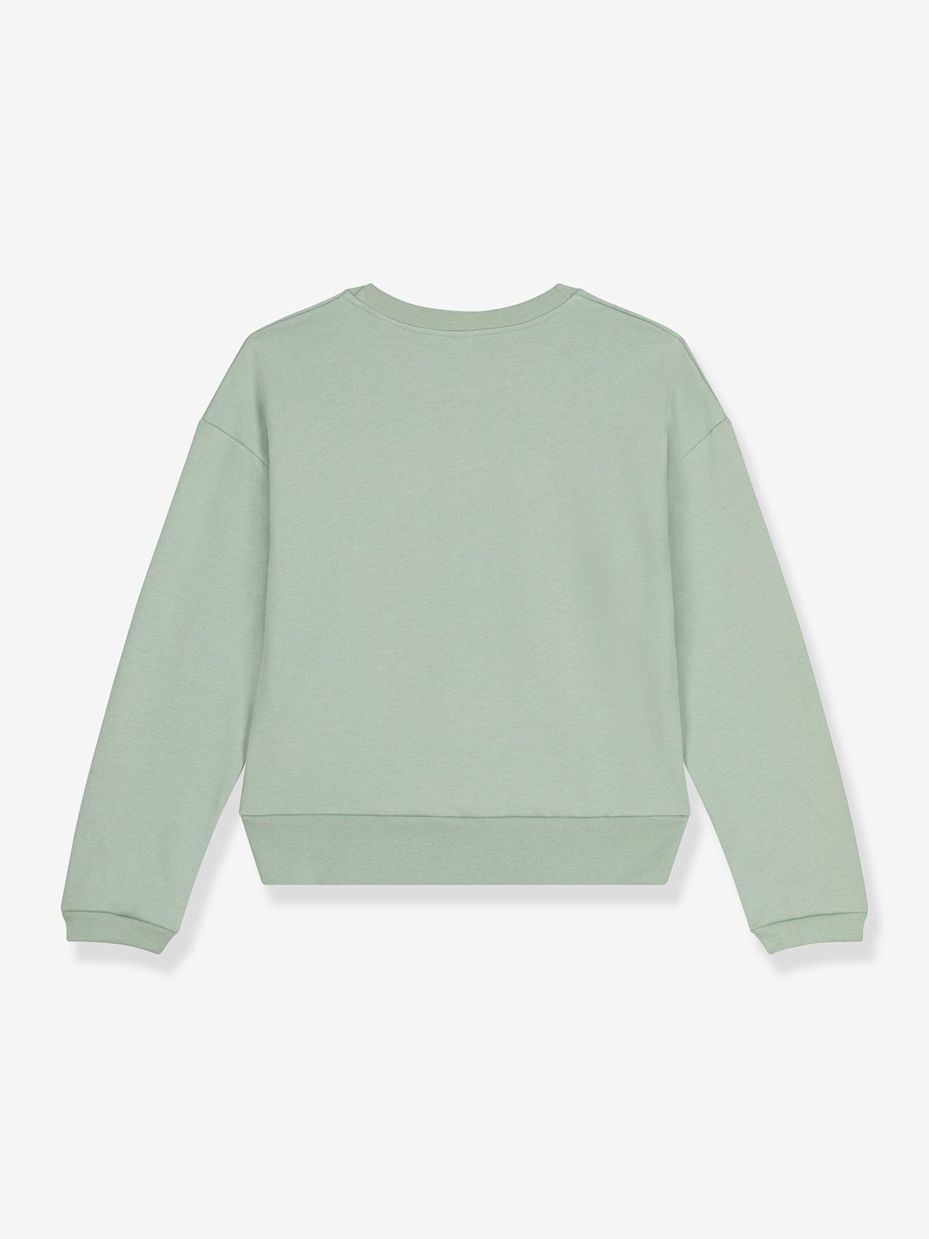 Petit Bateau Mädchen Sweatshirt mit Stickerei PETIT BATEAU - grün
