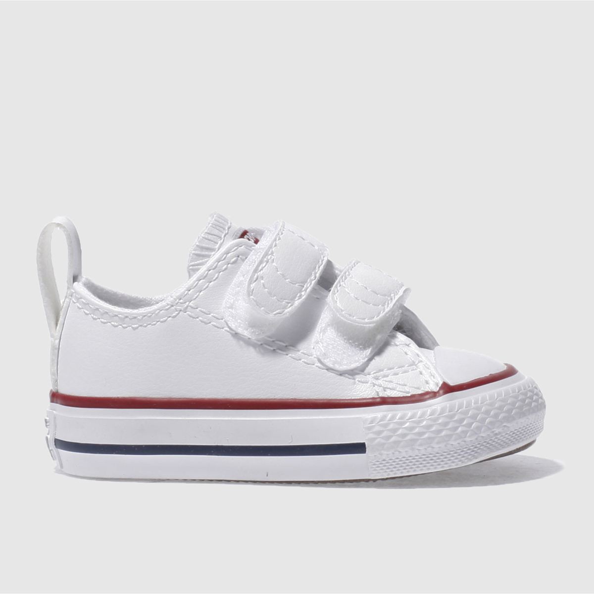 Converse beli in rdeči športni copati All Star Lo 2v za malčke