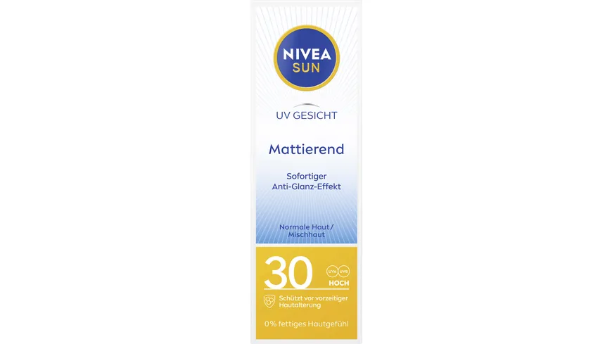 NIVEA SUN Mattierender Gesichtsschutz LF30 50 ml