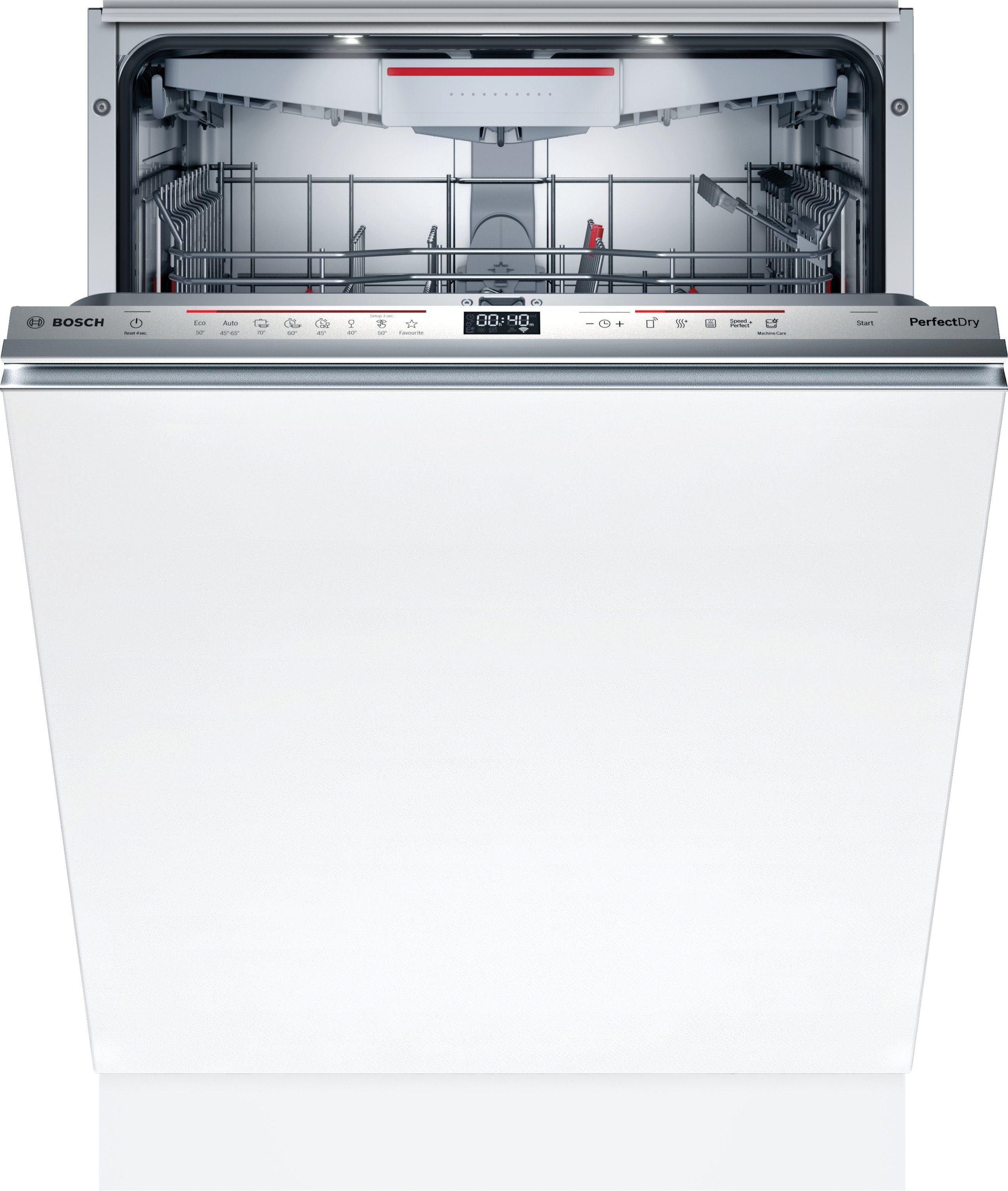 BOSCH vollintegrierbarer Geschirrspüler Serie 6, SBV6ZCX49E, 14 Maßgedecke, XXL-Geschirrspüler