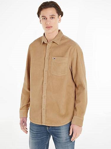 TOMMY-JEANS Herren Cordhemd