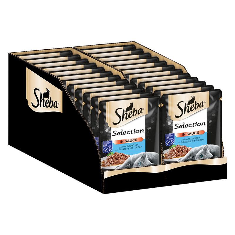 Sparpaket Sheba Varietäten Frischebeutel 48 x 85 g