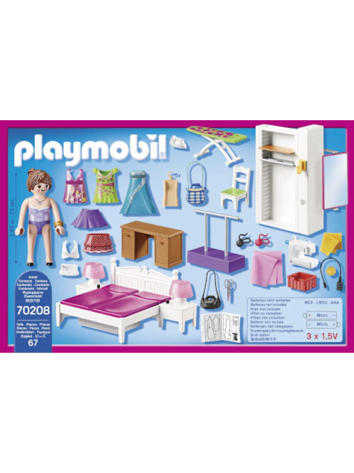 Playmobil Spielfigur Set Puppenhaus Schlafzimmer mit Nähecke, ab 4 Jahre günstig kaufen onesize