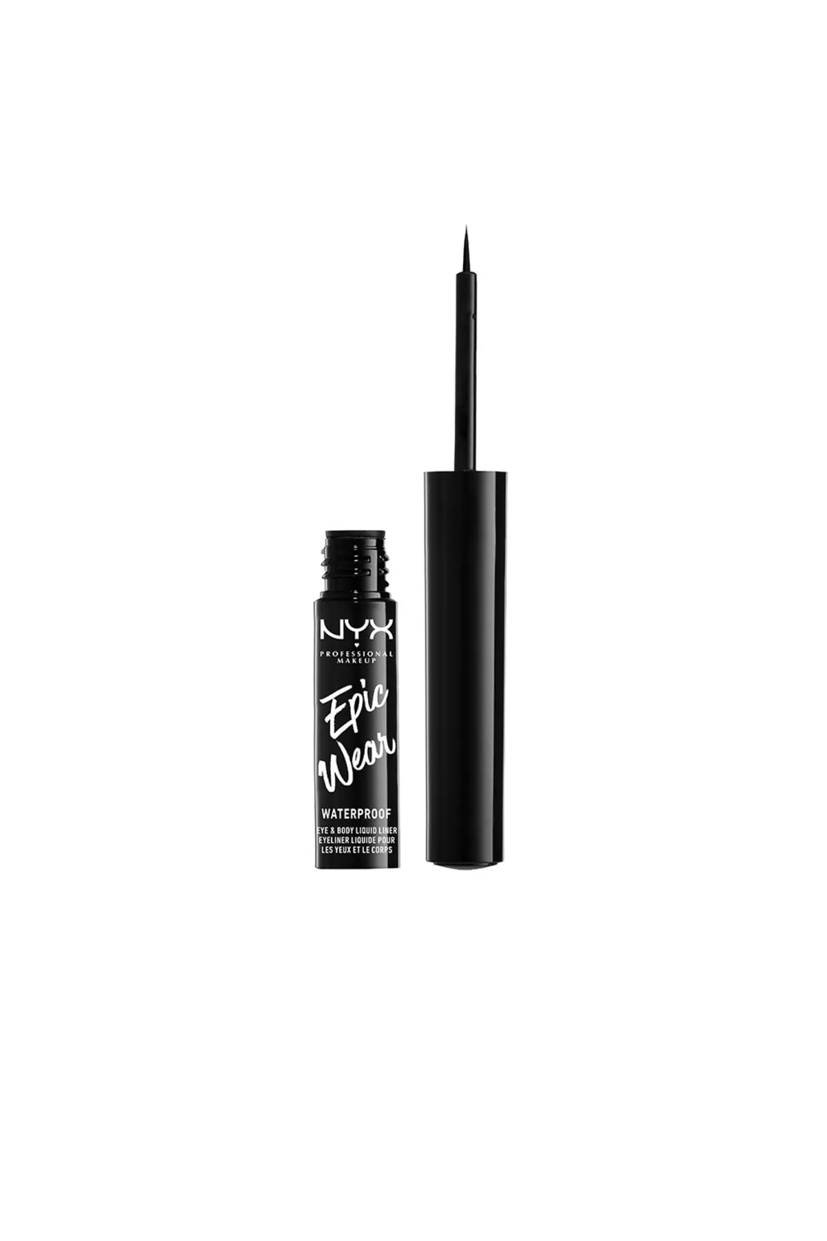 NYX Professional Makeup  Epic Wear – Wasserfester flüssiger Eyeliner #black