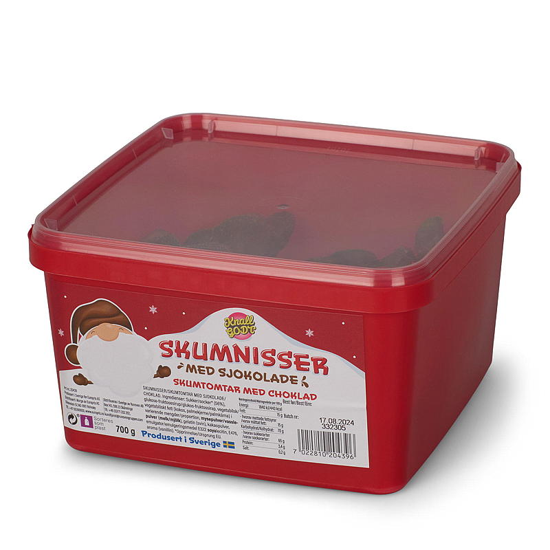 KnallGodt Skumnisser m/sjokoladetrekk 700 g