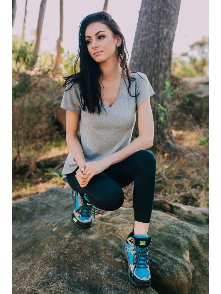 GUGGEN MOUNTAIN Wanderschuhe Uni in Blau günstig kaufen