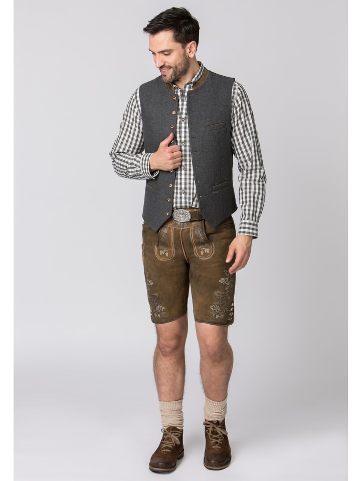Stockerpoint Stockerpoint Trachtenlederhose Bastian in havanna gespeckt günstig kaufen