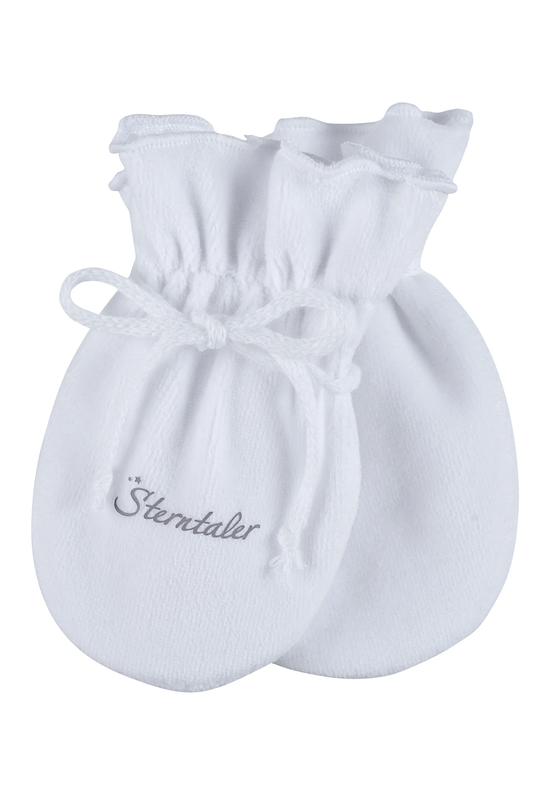Kratzfäustlinge Baby aus weichem Nickimaterial uni