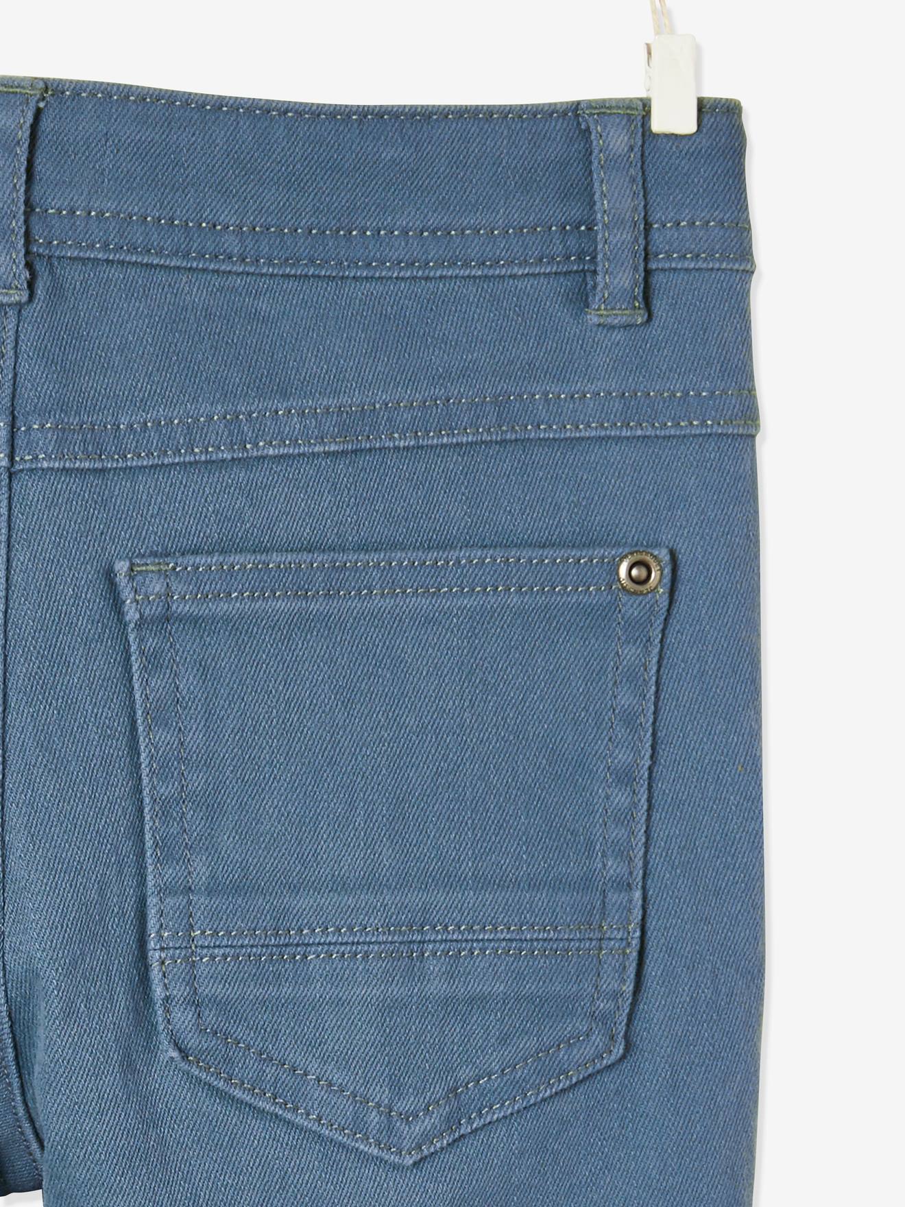 Pantalon slim MorphologiK tour de hanches LARGE garçon acajou
