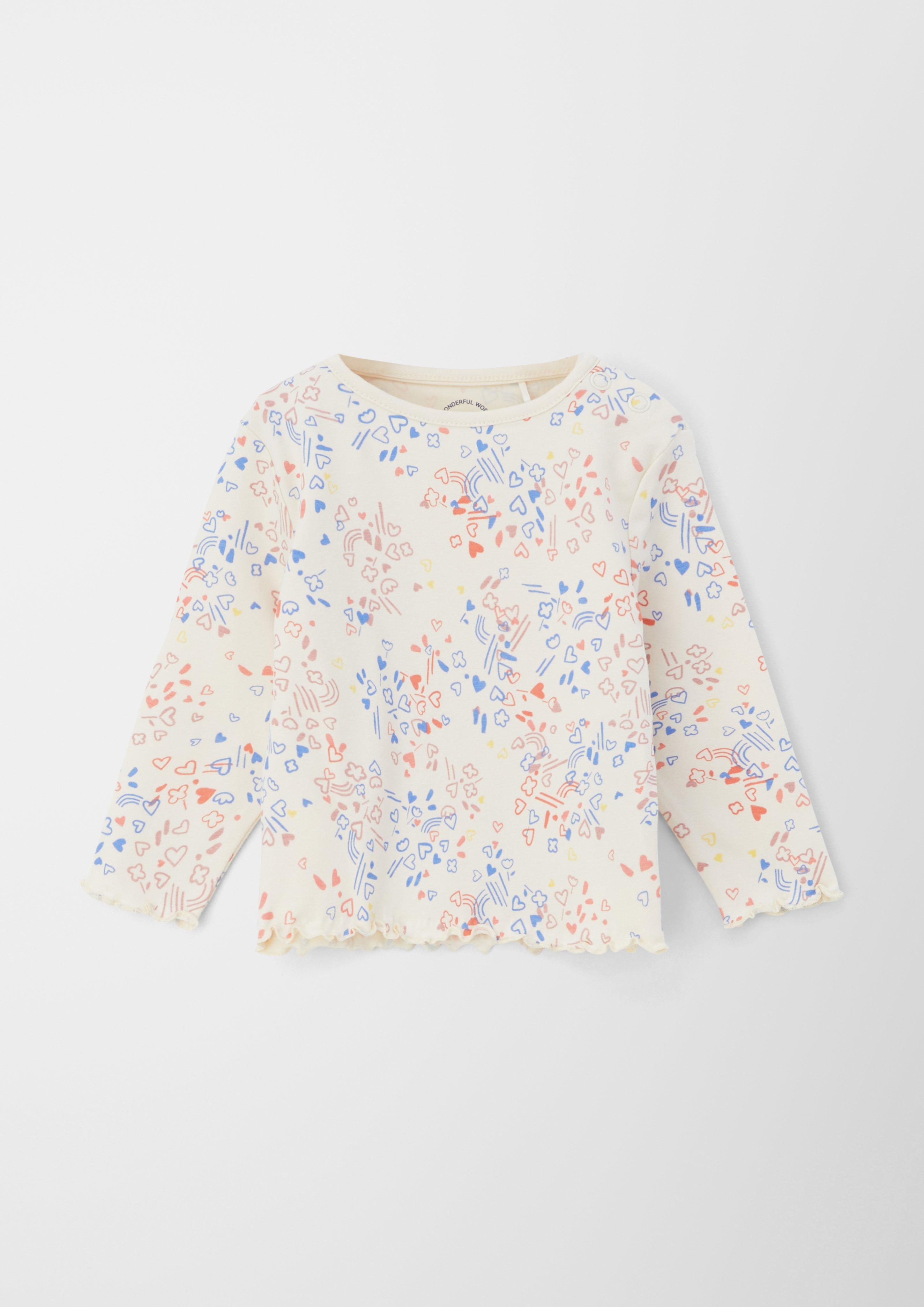 Longsleeve mit Ziersaum  2128758-08A2