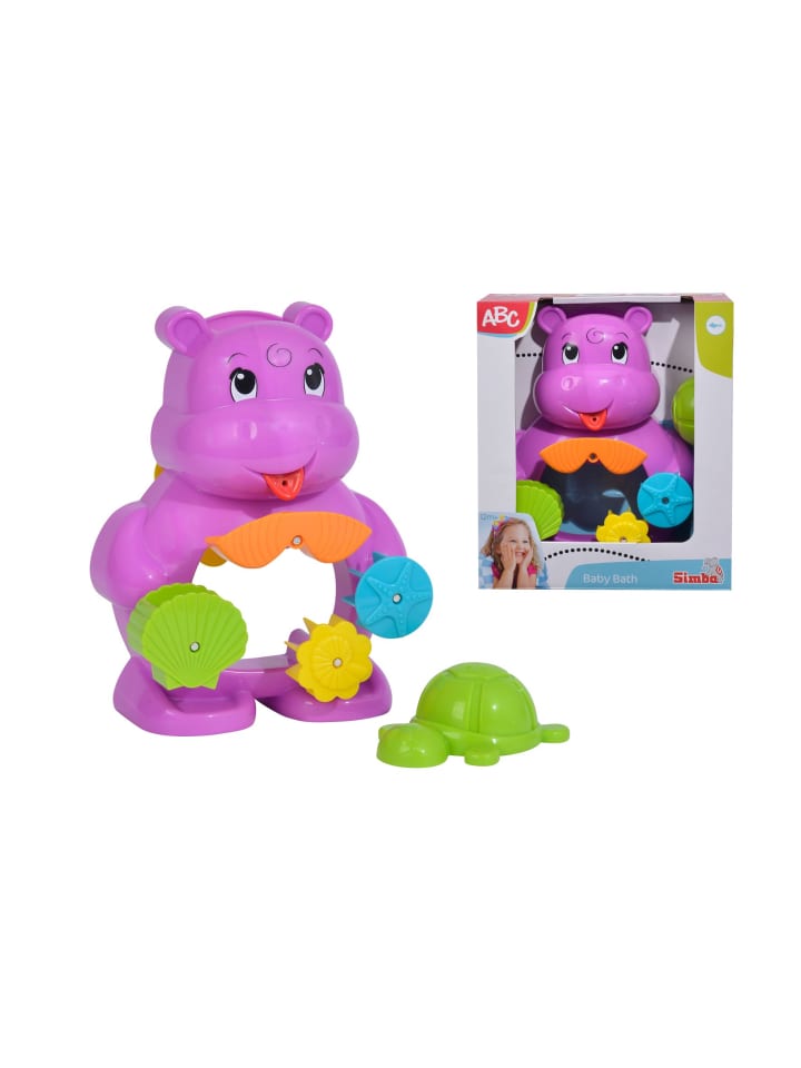 Simba ABC Bade Nilpferd 22 cm Wasserrädern Schildkröte Sieben und Schöpfen 12 Monate günstig kaufen onesize