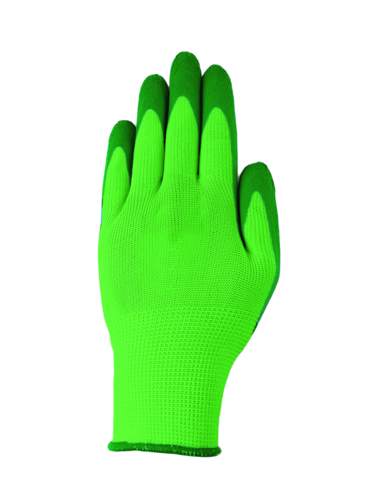 Powertec Garden Gartenhandschuhe - 5er-Pack, Grün/Grün, Gr. L