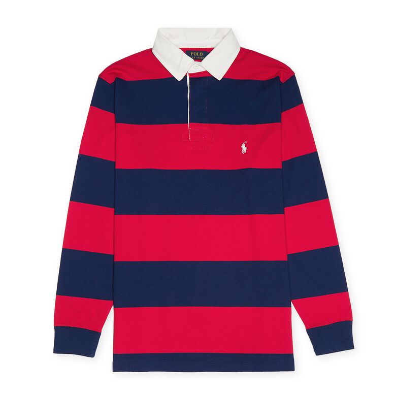 Polo Ralph Lauren Striped Longsleeve Rugby red/fall royal