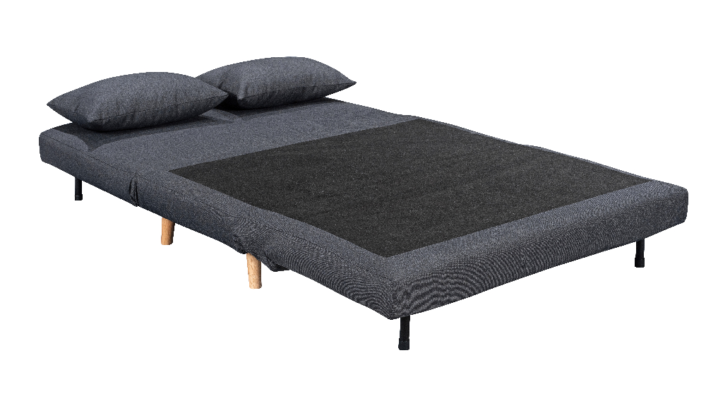Better Home Faltbare Schlafsofa 2-Sitzer Sofa mit 2 Rückenkissen & Bettfunktion
