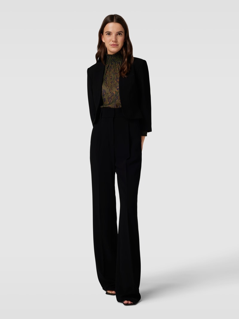 Cocktailjacke mit offener Vorderseite in schwarz