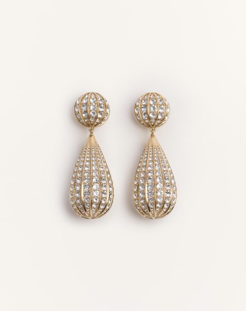 Poetique Des Gouttes oorbellen van metaal en Swarovski® kristallen
