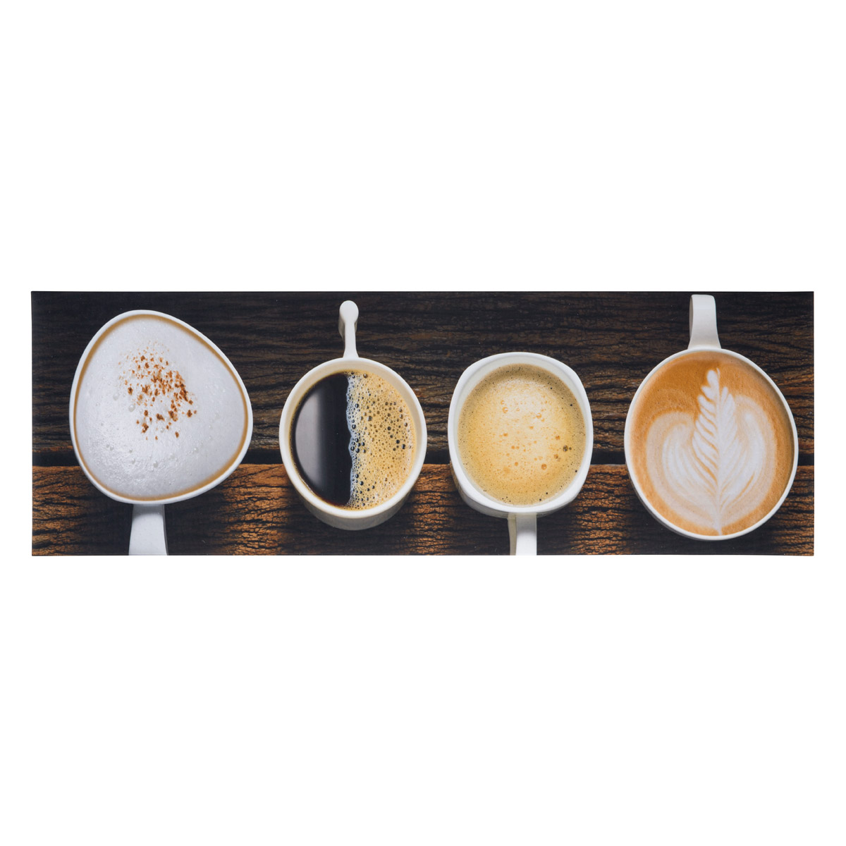 HOMCOM Küchenläufer Coffee 50 x 150 cm