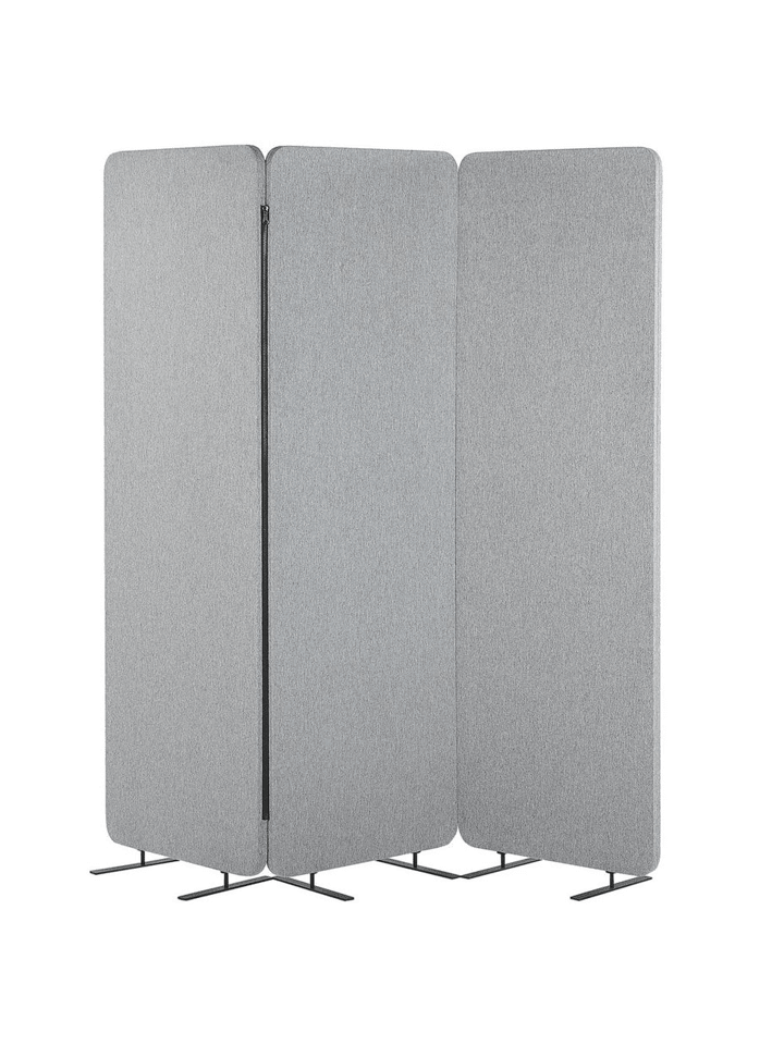 Beliani Paravent STANDI in Grau - (W) 184 x (H) 184 x (L) 30 cm günstig kaufen onesize