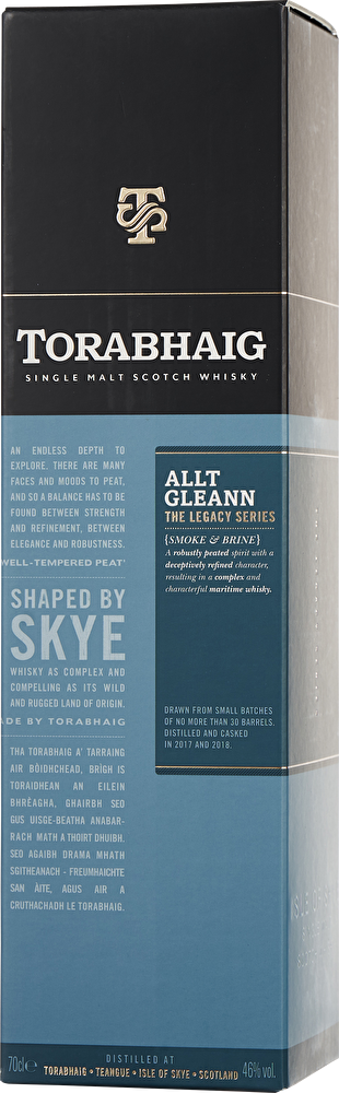 Torabhaig Scotch Whisky Single Malt The Legacy Series Allt Gleann 0,7 Liter im Geschenkkarton