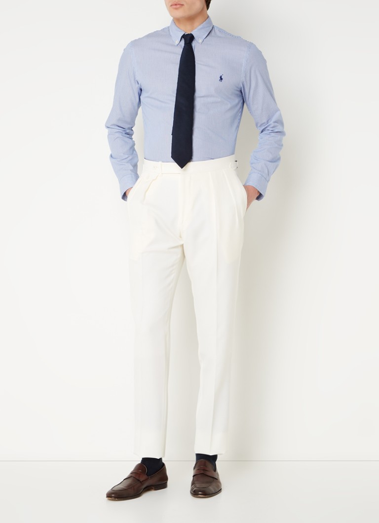 Pantaloni slim fit Lana Ralph Lauren cu cusături laterale