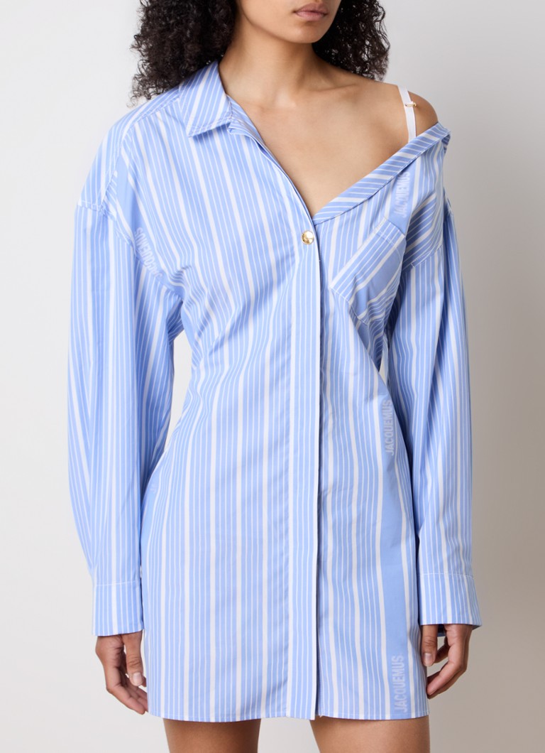 Jacquemus Mini bluza-haljina s asimetričnim ovratnikom