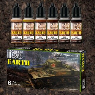 Liquid Pigments Set: Earth