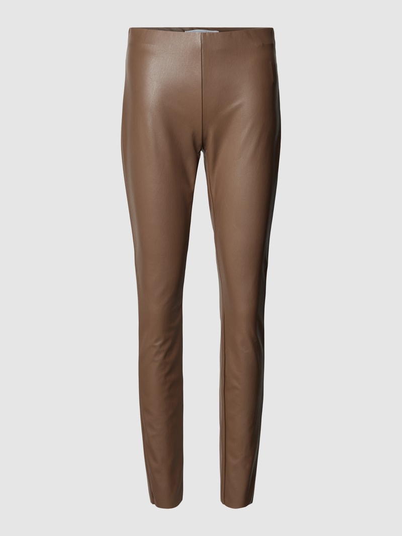 Leggings im unifarbenen Design Modell 'RESA' in hellbraun