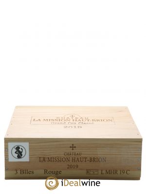 Château La Mission Haut-Brion Cru Classé de Graves  2019 - Lot de 3 Bouteilles