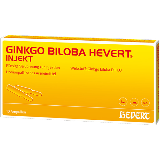 GINKGO BILOBA HEVERT Injekt Ampullen  10 St  Ampullen