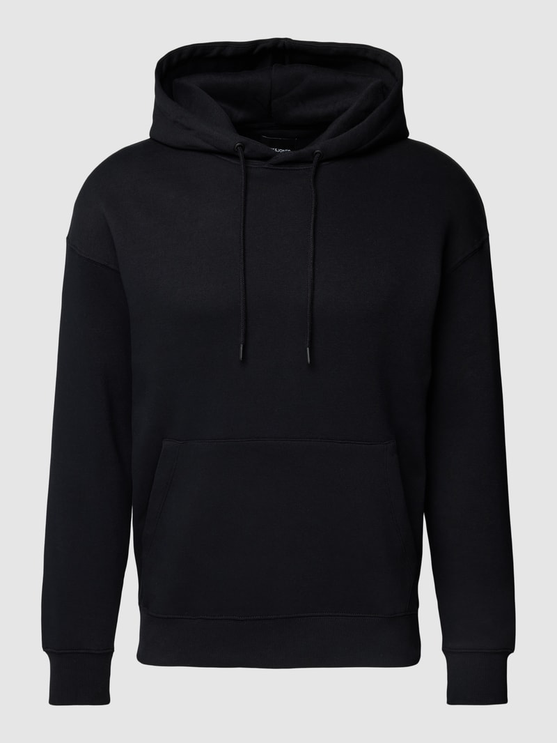 Hoodie mit Känguru-Tasche Modell 'ESTAR' in schwarz