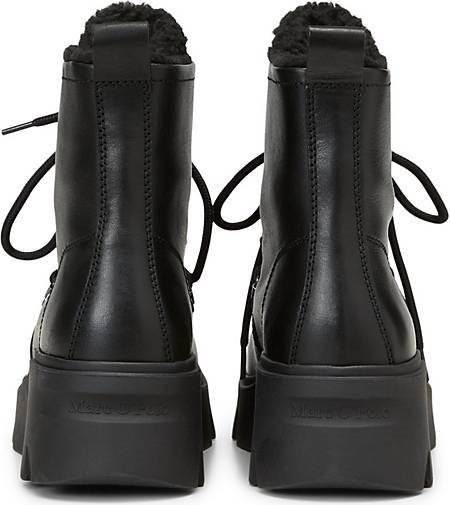 Marc O'Polo Schnürstiefel aus softem Kalbleder